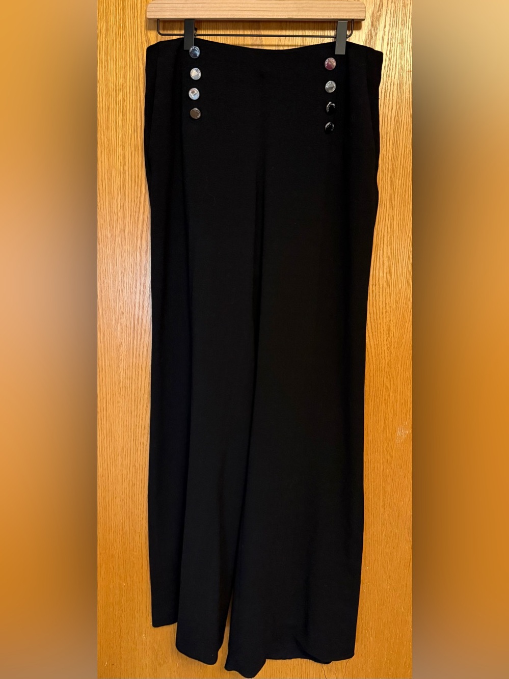 Vince Camuto Black Wide Leg/Palazzo Trousers